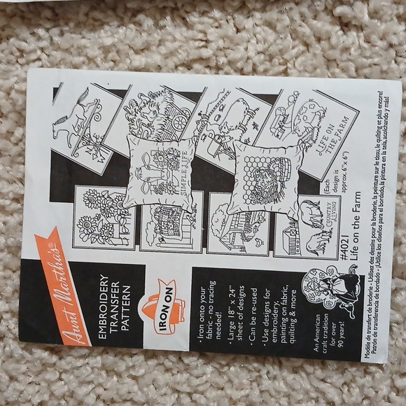 Aunt Martha's embroidery transfer patterns - Picture 3 of 6